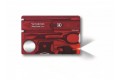 Victorinox SwissCard Lite, red translucent 0.7300.T